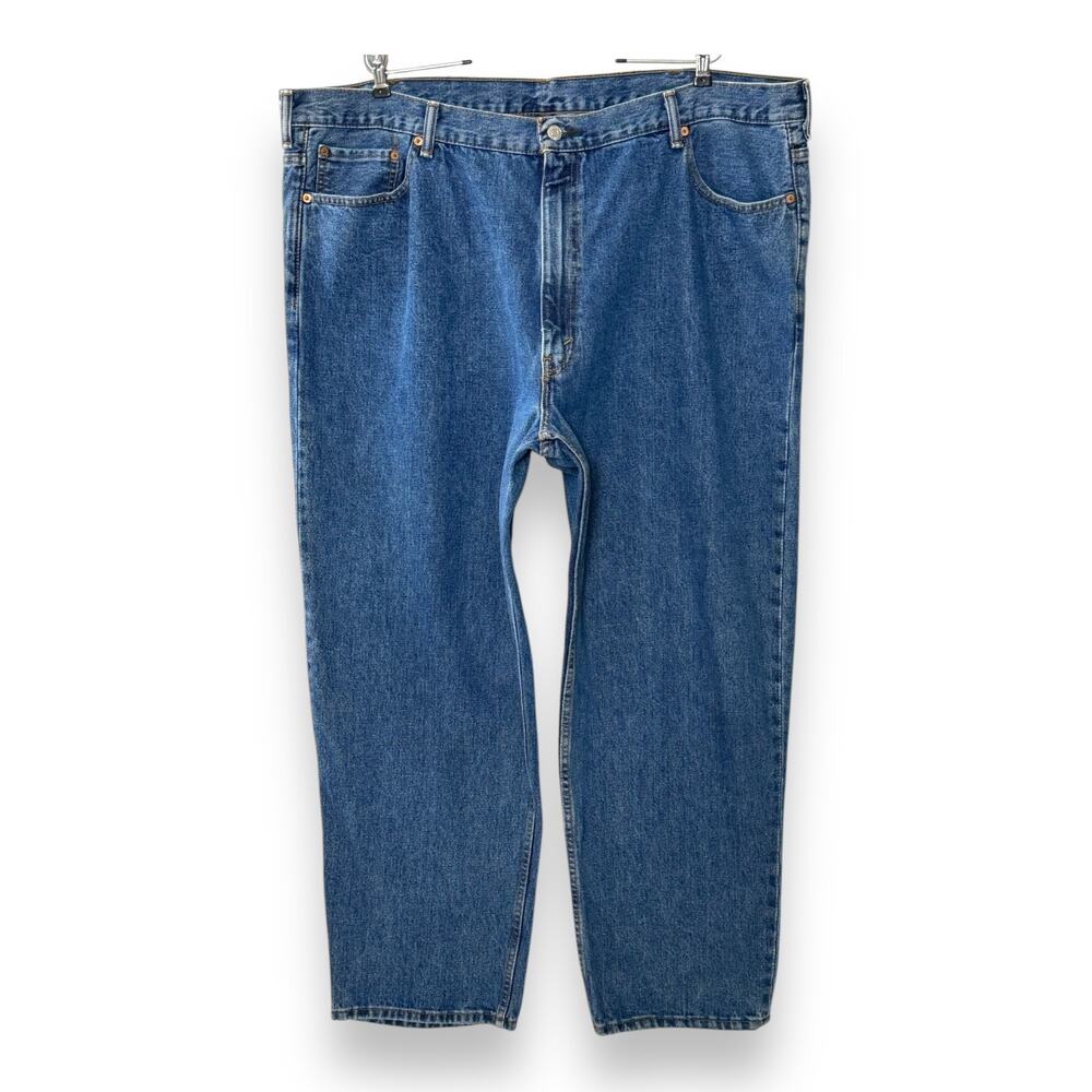 Levi’s 550 Relaxed Straight Jeans 48x32 Big & Tall Stonewash Cotton Y2k Workwear